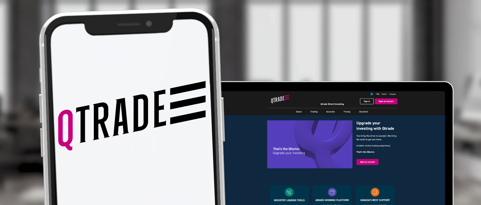 Qtrade logo